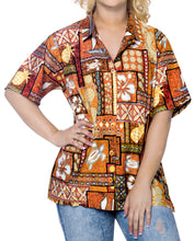 Load image into Gallery viewer, Women Hawaiian Shirt Beach Top Blouses Tank Aloha Casual Holiday Daily wear