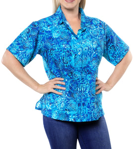 la-leela-womens-beach-casual-hawaiian-blouse-short-sleeve-button-down-shirts-plus-blue