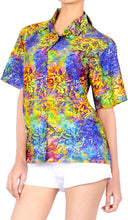 Load image into Gallery viewer, Ladies Hawaiian Shirt Beach Top Casual Tank Blouses Aloha Holiday Button Down