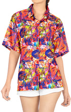 Load image into Gallery viewer, Ladies Hawaiian Shirt Beach Top Casual Tank Blouses Aloha Holiday Button Down