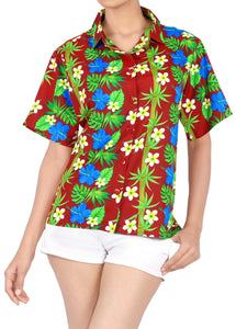la-leela-womens-hawaiian-hibiscus-relaxed-fit-beach-aloha-tropical-beach--short-sleeve-floral-printed--shirt-tanager-red
