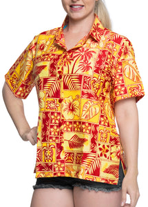 la-leela-womens-exotic-hawaiian-relaxed-fit-aloha-tropical-beach-short-sleeve-blouse-printed-shirt-yellow-red