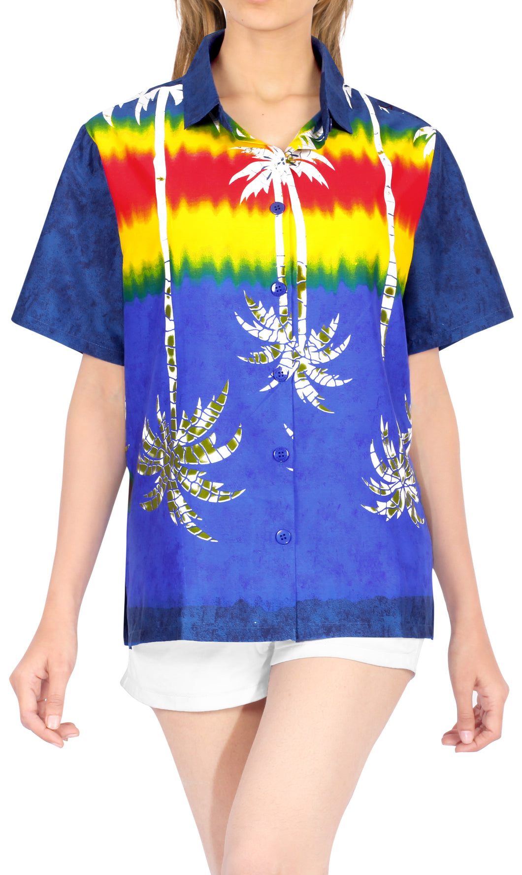 la-leela-womens-palm-tree-print-relaxed-fit-hawaiian-aloha-tropical-beach-blouse--short-sleeve-printed-shirt-new-age-blue
