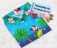 Cargar imagen en el visor de la galería, LA LEELA Womens Christmas Hawaiian Blouse Shirt Relaxed Fit Tropical Beach Shirt Printed B  Blue_x177