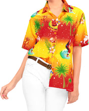 Load image into Gallery viewer, Women Hawaiian Shirt Beach Top Blouses Casual Aloha Holiday Tank Collar Boho