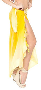 LA LEELA Women's Bikini Wrap Cover up Swimsuit Sarong Dress Jacquard ONE Size