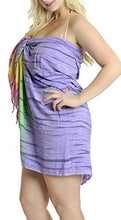 Load image into Gallery viewer, LA LEELA Women&#39;s Swimsuit Cover Up Sarong Bikini Swimwear Beach Cover-Ups Wrap Skirt Large Maxi GB
