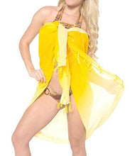 Cargar imagen en el visor de la galería, LA LEELA Women&#39;s Bikini Wrap Cover up Swimsuit Sarong Dress Jacquard ONE Size