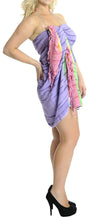 Load image into Gallery viewer, LA LEELA Women&#39;s Swimsuit Cover Up Sarong Bikini Swimwear Beach Cover-Ups Wrap Skirt Large Maxi GB