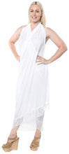 Load image into Gallery viewer, LA LEELA Womens Beach Swimsuit Cover Up Sarong Swimwear Cover-Up Wrap Skirt Plus Size Large Maxi BJ