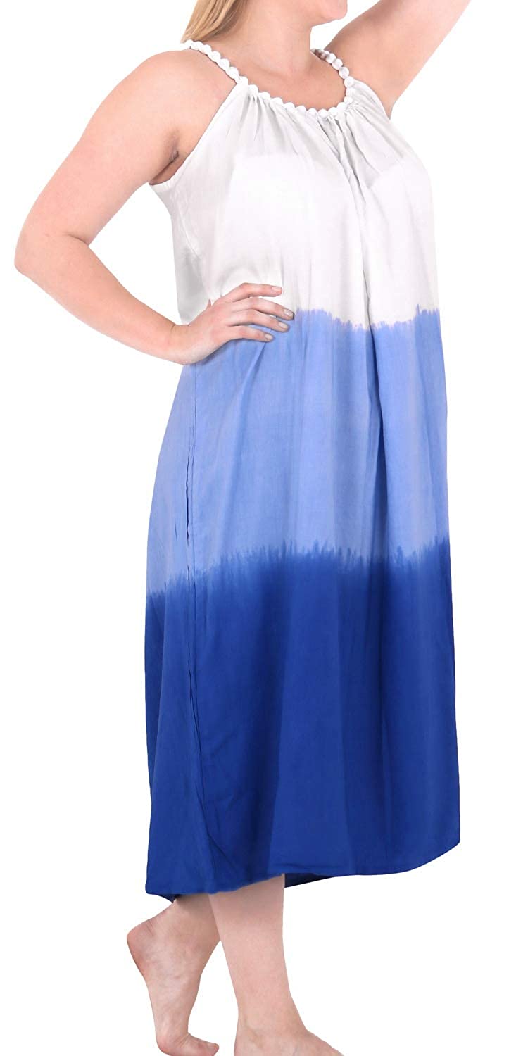 Women's Designer Sundress Beachwear Lounger Plus Size Bikini Cover ups Dress Ref