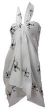 Load image into Gallery viewer, LA LEELA Women Beachwear Sarong Bikini Cover up Wrap Dress Solid 1 ONE Size