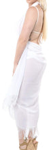 Load image into Gallery viewer, LA LEELA Womens Beach Swimsuit Cover Up Sarong Swimwear Cover-Up Wrap Skirt Plus Size Large Maxi BJ