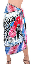 Load image into Gallery viewer, la-leela-soft-light-resort-suit-girls-pareo-sarong-printed-78x39-pink_6694