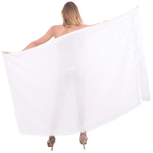 Load image into Gallery viewer, LA LEELA Women Beachwear Bikini Wrap Cover up Swimwear Bathing Suit 16 ONE Size