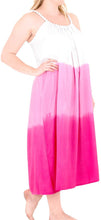 Load image into Gallery viewer, Womens Tie Dye Beachwear Swimwear Rayon Caftan Multi Plus Cover ups Pink