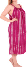 Load image into Gallery viewer, Women Rayon Embroidered Tie dye Caftan Casual Beach Swimwear Cover ups Pink