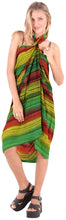 Cargar imagen en el visor de la galería, LA LEELA Swimsuit Cover-Up Sarong Beach Wrap Skirt Hawaiian Sarongs for Women Plus Size Large Maxi FI