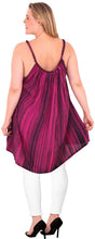 Load image into Gallery viewer, Rayon Loose Hand Tie Dye Casual Short Beach Top Evening Caftan Purple 14 - 18W