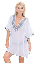 Load image into Gallery viewer, la-leela-bikini-swimwear-swimsuit-beach-cover-ups-women-dresses-embroidery