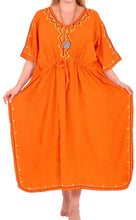Load image into Gallery viewer, Women&#39;s Beachwear Swimwear Rayon Cover ups Aloha Swimsuit Caftans Multi Orange