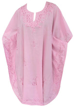 Load image into Gallery viewer, LA LEELA Rayon 01 Solid Women&#39;s Caftan Kimono Nightgown Beachwear Cover up Dress