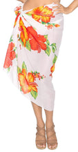 Load image into Gallery viewer, LA LEELA Women Beachwear Bikini Wrap Cover up Swimsuit Sarong Dress 20 ONE Size