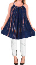 Load image into Gallery viewer, Women&#39;s Beachwear Loose Fit Plus Size Blouse Tunic Casual Casuals Blue 14 - 16W
