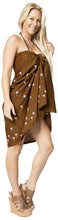 Load image into Gallery viewer, la-leela-women-beachwear-bikini-wrap-cover-up-swimwear-solid-25-plus-size