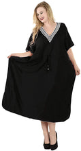 Load image into Gallery viewer, Long Kimono Loose Beach Swimwear Swimsuit Bikini Cover up Caftan Maxi Dress L-5X