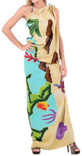 Load image into Gallery viewer, LA LEELA Swimsuit Cover-Up Sarong Beach Wrap Skirt Hawaiian Sarongs for Women Plus Size Large Maxi EA