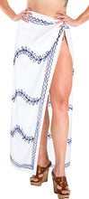 Load image into Gallery viewer, LA LEELA Beach Bikini Cover up Wrap Women Bathing Suit Sarong Solid ONE Size
