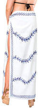 Load image into Gallery viewer, LA LEELA Beach Bikini Cover up Wrap Women Bathing Suit Sarong Solid ONE Size