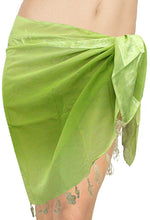 Load image into Gallery viewer, LA LEELA Women Beachwear Mini Sarong Bikini Cover up Wrap Dress Printed