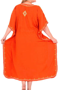 RAYON Ladies Beachwear Bikini Swimwear Tie Dye Plus Cover up Tank Dress  Orange