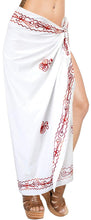 Load image into Gallery viewer, LA LEELA Women&#39;s Bikini Wrap Cover up Swimsuit Dress Sarong Solid 15 ONE Size