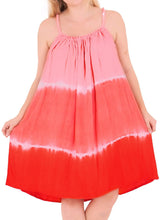 Load image into Gallery viewer, Women&#39;s Embroidered Tie Dye Swimwear Beach LOOSE Bikini Cover ups Caftan Orange