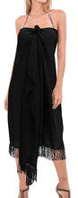 Load image into Gallery viewer, LA LEELA Womens Beach Swimsuit Cover Up Sarong Swimwear Cover-Up Wrap Skirt Plus Size Large Maxi BJ