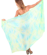 Load image into Gallery viewer, LA LEELA Swimsuit Cover-Up Sarong Beach Wrap Skirt Hawaiian Sarongs for Women Plus Size Short Half Mini I
