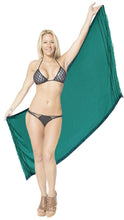 Load image into Gallery viewer, la-leela-womens-bathing-sarong-bikini-cover-up-wrap-dress-solid-7-plus-size