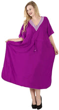 Load image into Gallery viewer, Long Kimono Loose Beach Swimwear Swimsuit Bikini Cover up Caftan Maxi Dress L-5X