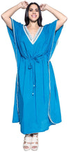 Load image into Gallery viewer, Long Kimono Loose Beach Swimwear Swimsuit Bikini Cover up Caftan Maxi Dress L-5X