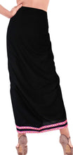 Load image into Gallery viewer, LA LEELA Women&#39;s Bikini Wrap Cover up Swimsuit Sarong Dress Solid 12 Plus Size