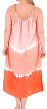 Load image into Gallery viewer, Women Tie Dye Beachwear Swimwear Rayon Sleep wear Caftan Plus Cover ups Saffron