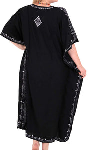 EVENING DRESS Rayon Women Beach Kimono Bikini SWIMSUIT Cover up SUNDRESS  Black