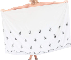 la-leela-womens-bikini-wrap-cover-up-swimsuit-dress-sarong-solid-2-one-size