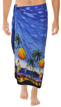 Load image into Gallery viewer, la-leela-beach-wear-pareo-wrap-cover-ups-bathing-suit-beach-towel-mens-sarong-swimsuit