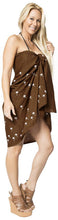 Load image into Gallery viewer, la-leela-women-bikini-cover-up-wrap-dress-swimwear-sarong-solid-6-one-size