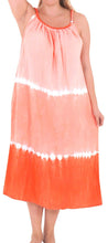 Load image into Gallery viewer, Women Tie Dye Beachwear Swimwear Rayon Sleep wear Caftan Plus Cover ups Saffron