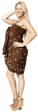 Load image into Gallery viewer, la-leela-women-bikini-cover-up-wrap-dress-swimwear-sarong-solid-6-one-size